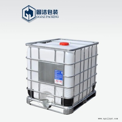 厂家直销无阀1000L全新吨桶 化工包装桶  集装桶坚固耐用 1吨车用尿素桶 1000升防冻液桶图3