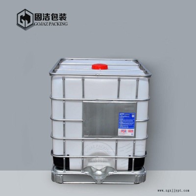 厂家直销无阀1000L全新吨桶 化工包装桶  集装桶坚固耐用 1吨车用尿素桶 1000升防冻液桶图2