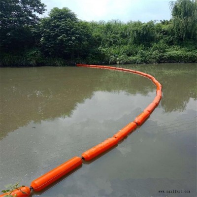 水源地警示浮筒 水上施工平台搭建圆形浮筒 君益水库赛道隔离浮筒图2