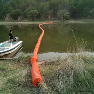 水源地警示浮筒 水上施工平台搭建圆形浮筒 君益水库赛道隔离浮筒图1