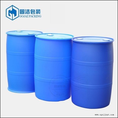 固洁包装厂家直销200L桶双环塑料桶 200升圆桶堆码桶200L图3