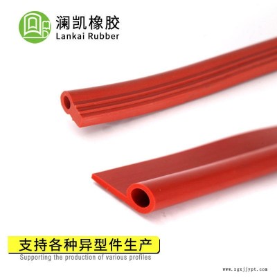 硅胶密封条厂家批发 广州烤箱P型硅胶条 澜凯防火耐高温密封条图1