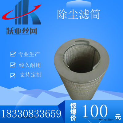 圆形带密封圈除尘滤芯 跃亚YY-1394净化除尘滤筒 定制除尘滤筒价格图5