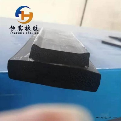 三元乙丙矩形密封条  黑色方形橡胶块  发泡密封条图1