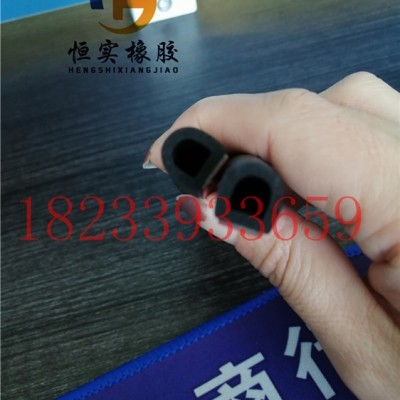 耐磨损D型自粘型密封条 三元乙丙发泡密封条图2
