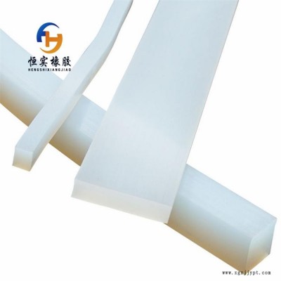 硅胶扁条自粘密封条 硅胶扁条 矩形实心防水密封条图2