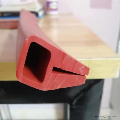 机械设备玻璃卡条密封条 护口硅胶密封条图2