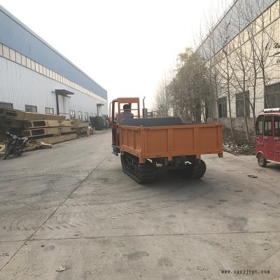 2吨橡胶履带翻斗车 钢制果园履带翻斗车图5