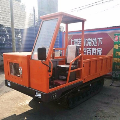 8吨工程履带运输车可定制多功能履带车 全地形橡胶履带自卸车图3