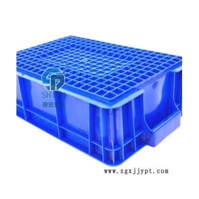 重庆塑料周转箱厂家，400大耳朵电子厂通用工业塑料胶箱图2