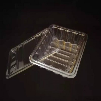 一次性塑料糕点桃酥包装盒 食品整理储物箱 面包果蔬整理箱图2