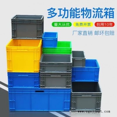 塑料周转箱防静电物流箱工业储物箱加厚水箱方盘工具箱可定制logo图2