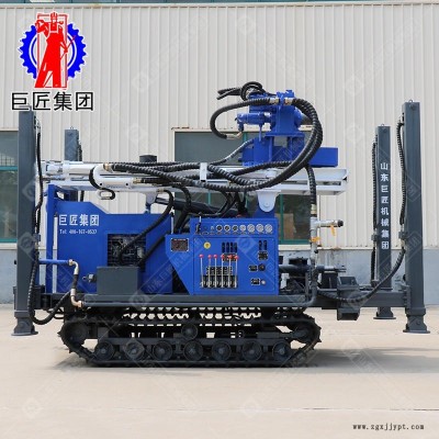 厂家直销HBZ-1橡胶履带环保取土钻机 25米土壤取样 螺旋建井 液压直推取土 巨匠现货图1