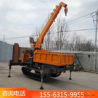 四不像橡胶履带随车吊 履带自卸随车吊 履带式随车吊 久胜机械js316图2