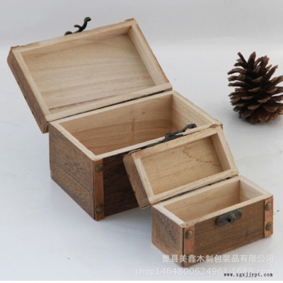 复古烧色多规格儿童玩具收纳箱 便携手提式饰品储物箱整理箱图5