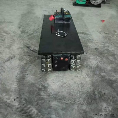 华睦厂家定制小型电动遥控底盘 多种橡胶履带底总成 液压马达驱动履带底盘图2