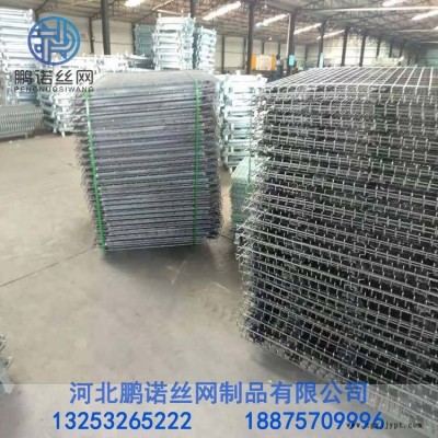 钢丝仓储笼折叠式周转框镀锌储物箱河北安平现货折叠式仓储笼图3