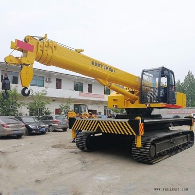 恒沃四不像钢制履带吊 小型橡胶履带蜘蛛吊 8吨液压式履带起重机