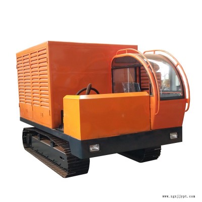 润沃定做橡胶履带发电车 120KW建筑用发电车 室外应急发电车图2