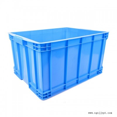工业塑料周转箱 厂家直销 蓝色新料环保物流箱 大号加厚储物箱批发图5
