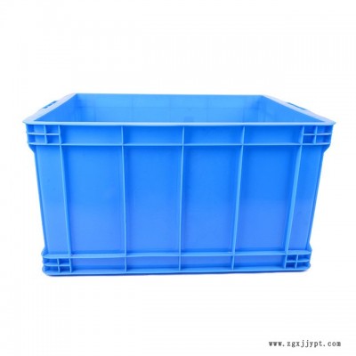 工业塑料周转箱 厂家直销 蓝色新料环保物流箱 大号加厚储物箱批发图2