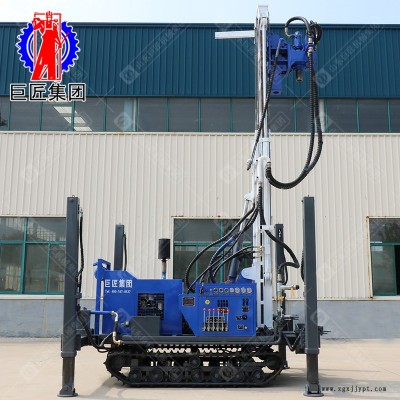 华夏巨匠HBZ-1系列橡胶履带环保钻机 大型工程用螺旋建井液压钻机直推式勘探钻机图2