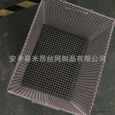 厂家直销 不锈钢网筐收纳篮子 储物清洗网篮储物筐 可定做图2