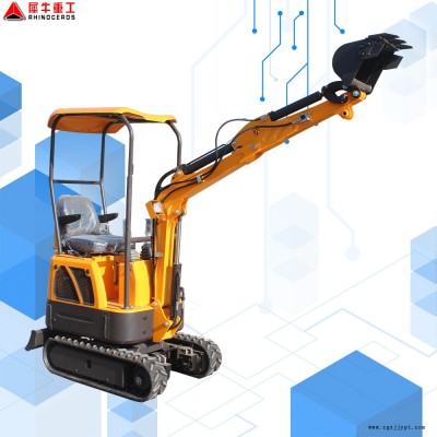 20挖掘机 建筑工地破碎小型钩机 犀牛橡胶履带微型小挖机图2
