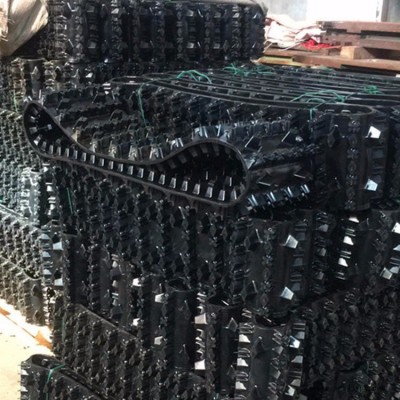 悍博挖掘机橡胶履带 农用收割机橡胶履带农机工程橡胶履带图5