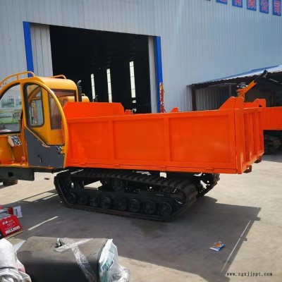 山东履带式运输车 高载重强劲动力柴油履带车 工程橡胶履带输送设备图2