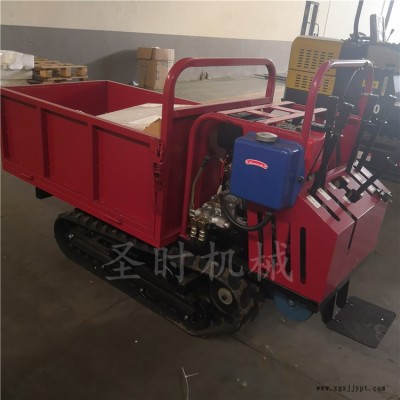 橡胶履带拖拉机运输车 小型农用全地形橡胶履带运输车 圣时1.2吨山地履带运输车图2