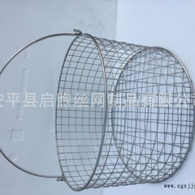专业生产加工不锈钢网筐 网篮 消毒筐 不锈钢网篮 圆形提篮图3