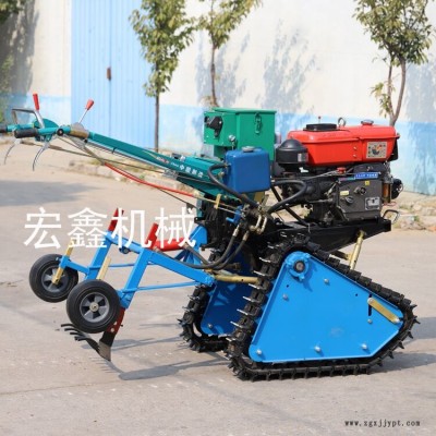 专业收获大姜机厂家   手扶履带挖姜机  橡胶履带铸铁履带可定做柴油自走式大姜履带式收获机图2