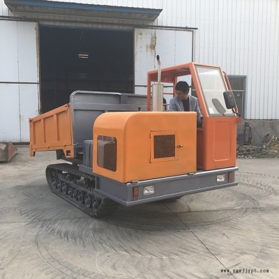 6吨橡胶履带自卸车 小型稻田履带自卸车