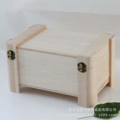 收纳箱木质大号 创意儿童玩具收纳储物箱 桌面杂物整理箱厂家定做图3