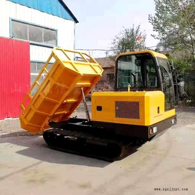 6吨橡胶履带渣土车 小型矿山履带渣土车