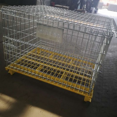 孟氏仓储笼厂家 储物箱 带轮周转箱 厂家供应图2
