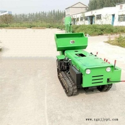 大马力山药锄草撒肥机 农用开荒回填机 履带式开荒培土机价格 橡胶履带自走式撒肥机 慧聪机械履带式起垄封沟机厂家图6