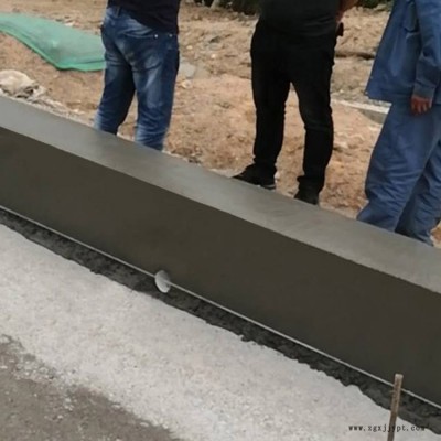 履带式沟渠成型机 中型橡胶履带拦水带滑模机施工 大型路肩墙成型机图4