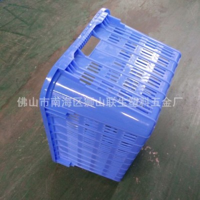 塑料箩筐 蘑菇专用塑料筐 广西蔬菜批发专用筐 塑料周转箩 周转箩图3