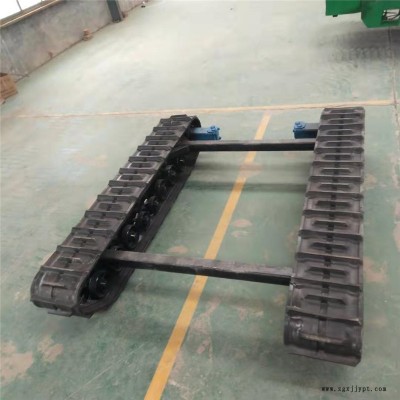 农用橡胶履带底盘 橡胶履带液压底盘 小型电动履带底盘图2