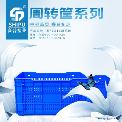 销售蔬菜运输筐 内蒙古赤峰铁把手塑料筐图5