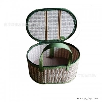 纯手工编织鸡蛋竹篮 竹制工艺品篮 精美鸡蛋竹篮包装图5