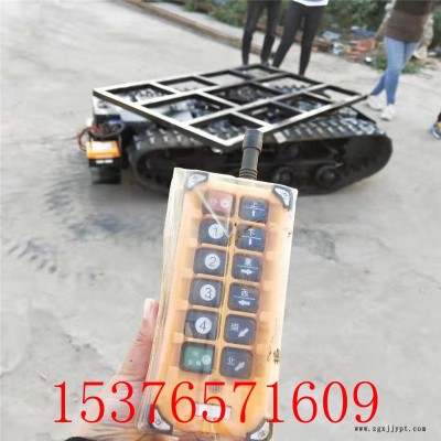 亚汇 电动履带底盘 供应橡胶履带底盘总成 液压马达履带底盘图2