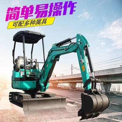 农用小型挖掘机价钱 橡胶履带钢履带可选小挖机 果园微挖机 犀牛图2