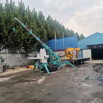 科特威尔机械橡胶履带履带起重机 现货履带吊车3吨生产厂家图2
