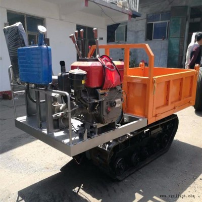小型橡胶履带山地农用运输车  上山拉木材履带运输车  山地履带爬山机图2