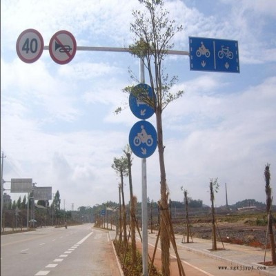 道路F型标志杆 高速公路标志杆 安全标志牌 祥路长期供应图2