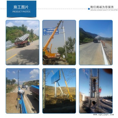 双悬臂标志杆 市政标志杆 圆形标志牌 祥路低价直销图3