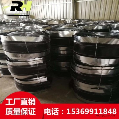 钢边式橡胶止水带 350X8钢边式橡胶止水带国标质量 施工缝防水防腐镀锌钢板橡胶止水带 施工缝中孔型钢边式橡胶止水带厂家图3